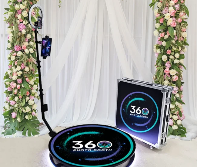 360-Photo-Booth-Rotating-Machine-68cm-26-8in-Video-Booth-Automatic-Spin-Machine-Motorized-for-Events